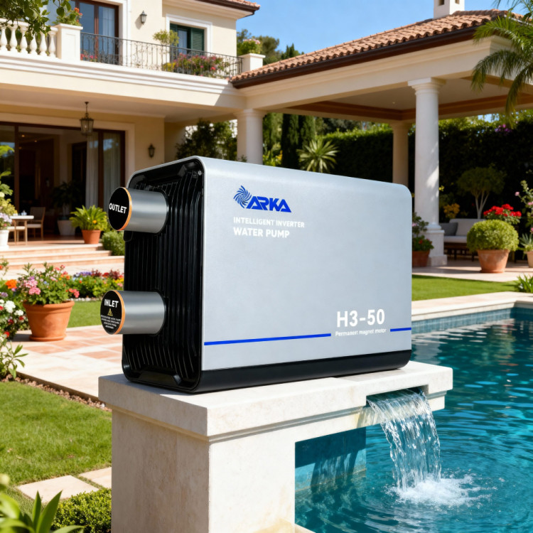 پمپ سوپر سایلنت هوشمند آرکا مدل H3-40Z | پمپ دور متغیر بیصدا با فشار ثابت